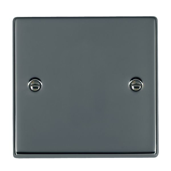 Hartland Black Nickel Single Blank Plate