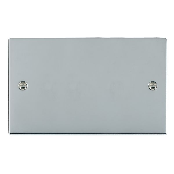 Sheer Bright Chrome Double Blank Plate