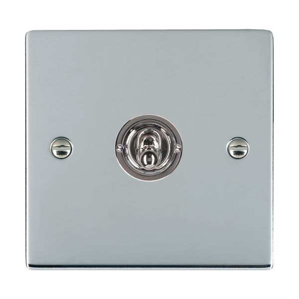 Sheer Bright Chrome 1 gang 20AX 2 Way Toggle Bright Chrome