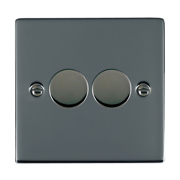 Sheer Black Nickel 2g Wi-Fi Rotary Master LED Dimmer Black Nickel – Rated at 250W/VA in Trailing Edge (100W/VA Leading Edge)