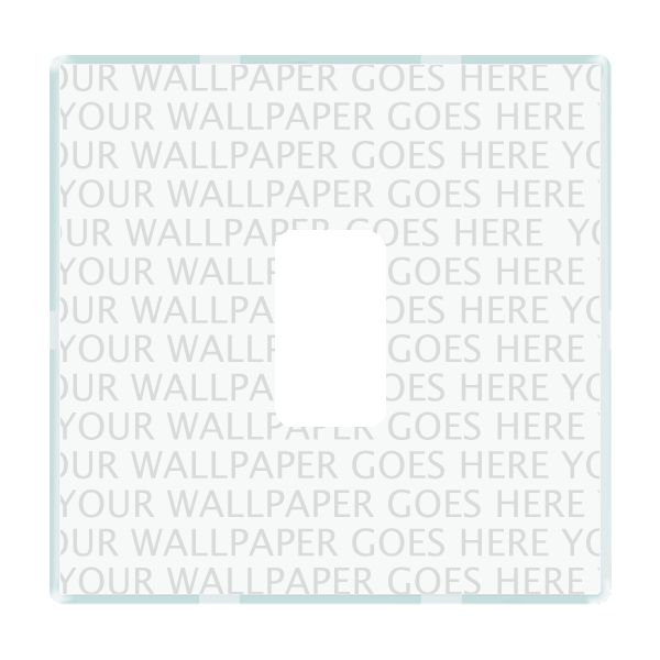 Perception CFX Grid-IT Clear 1 gang Grid Fix Aperture Plate with Grid Clear