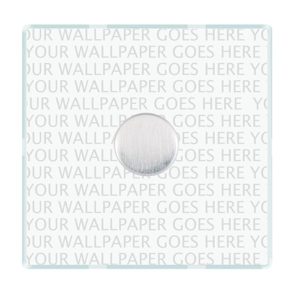 Perception CFX Clear 1 gang 250W LED 2 Way Push On/Off Rotary Dimmer Satin Chrome Minimum Load = 5W(LED) Maximum Load = 250W(LED) Trailing Edge / 150W(LED) Leading Edge