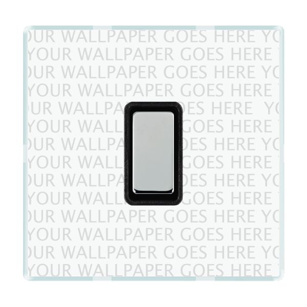 Perception CFX Clear 1 gang Multi-Way Touch Slave Controller Bright Chrome/Black