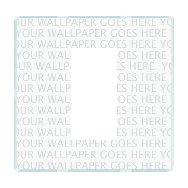 Perception CFX EuroFix Clear Single Plate complete with 1 EuroFix Aperture 25x50mm and Grid