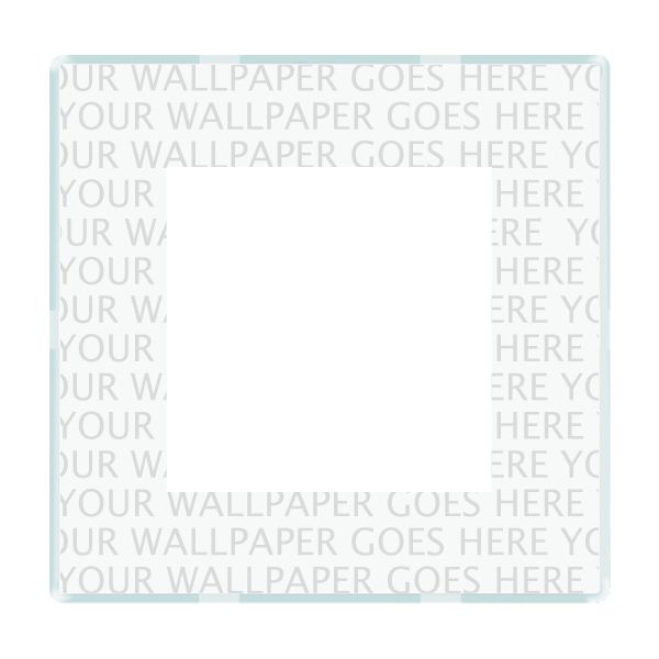 Perception CFX EuroFix Clear Single Plate complete with 2 EuroFix Apertures 50x50mm and Grid