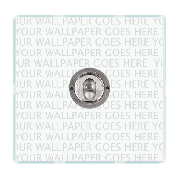 Perception CFX Clear 1 gang 20AX 2 Way Toggle Satin Chrome