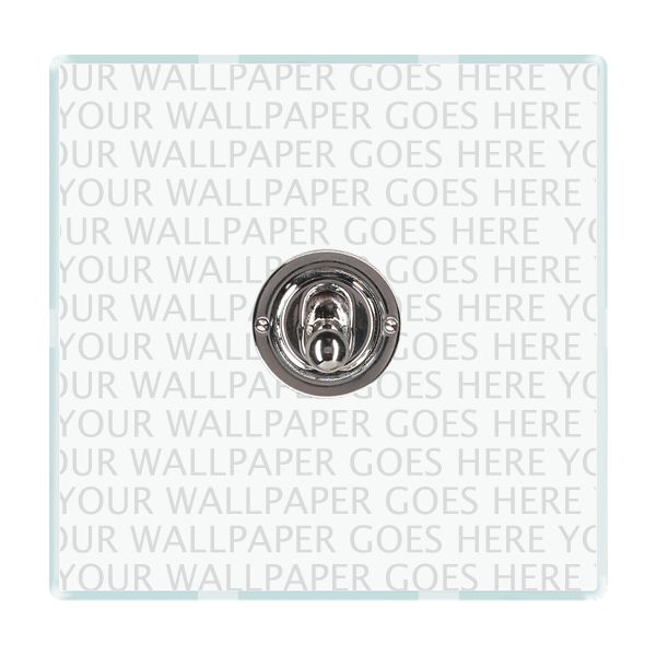 Perception CFX Clear 1 gang 20AX Intermediate Toggle Bright Chrome