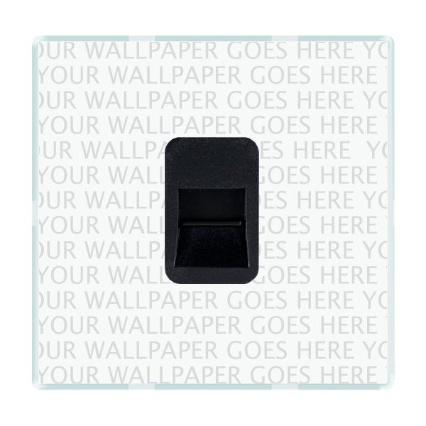 Perception CFX Clear 1 gang Telephone Master Black