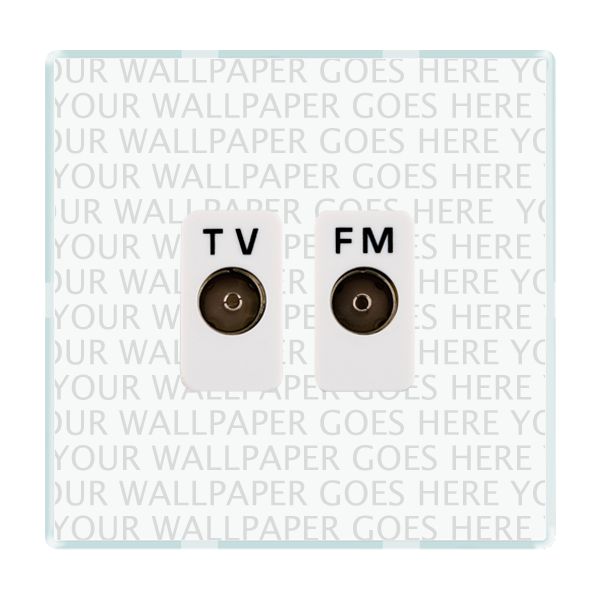 Perception CFX Clear Isolated TV/FM Diplexer 1in/2out White