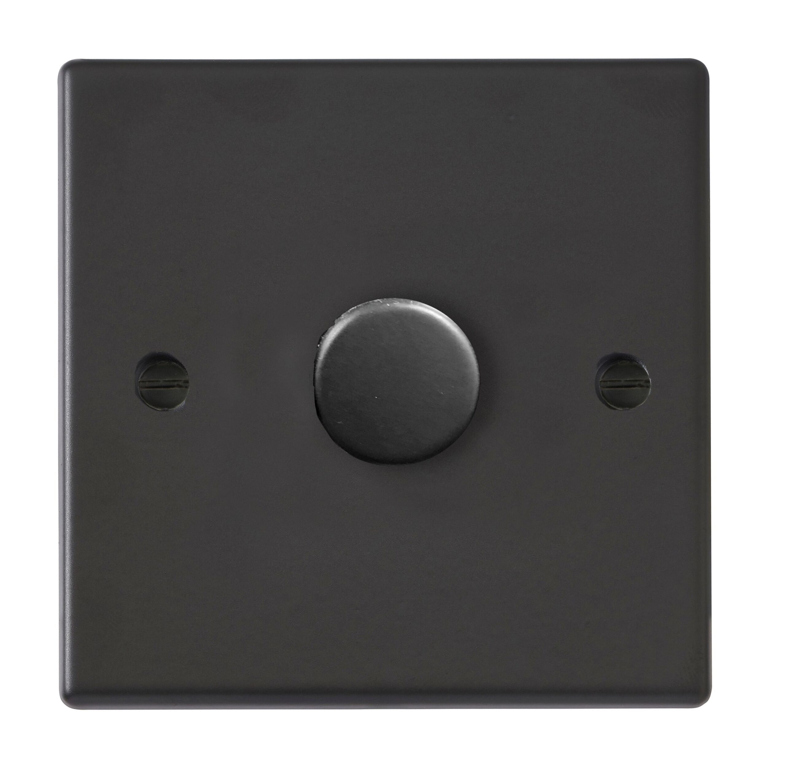 Hartland Matt Black 1g Wi-Fi Rotary Master LED Dimmer Matt Black – Rated at 250W/VA in Trailing Edge (100W/VA Leading Edge)